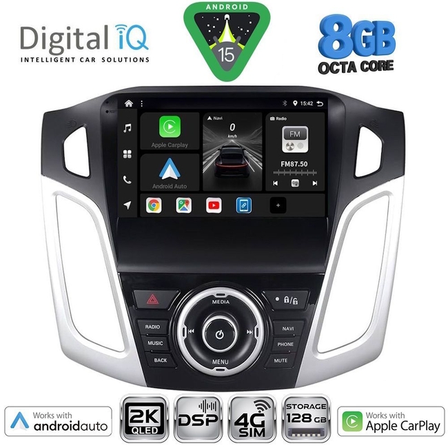 DIGITAL IQ BXF 11157_CPAA (9inc) MULTIMEDIA TABLET for FORD FOCUS mod. 2011-2018