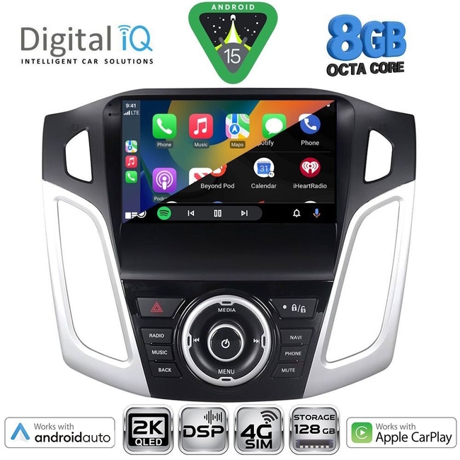 DIGITAL IQ BXF 11157_CPAA (9inc) MULTIMEDIA TABLET for FORD FOCUS mod. 2011-2018