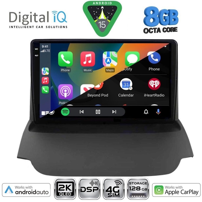 DIGITAL IQ BXF 11150_CPAA (9inc) MULTIMEDIA TABLET for FORD ECOSPORT  mod. 2012-2018