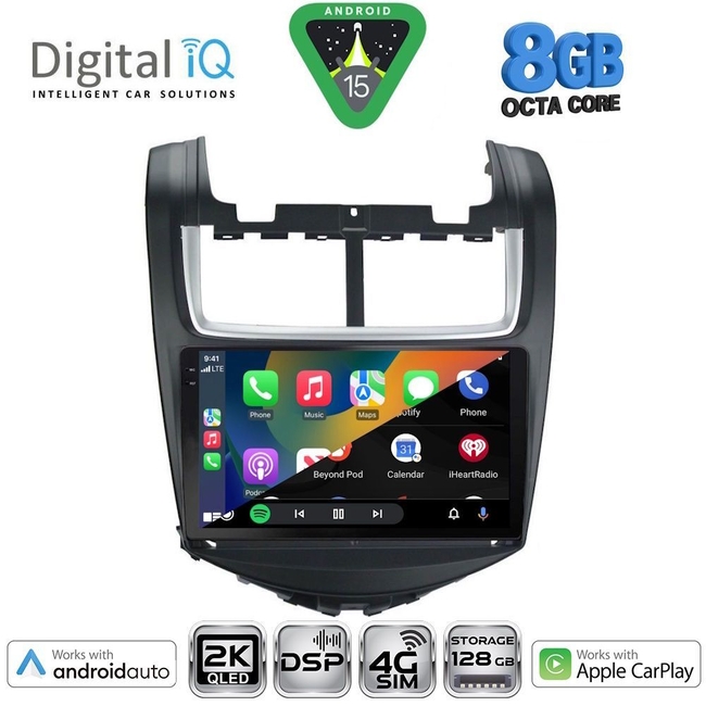 DIGITAL IQ BXF 11075_CPAA (9inc) MULTIMEDIA TABLET for CHEVROLET AVEO mod. 2014-2017