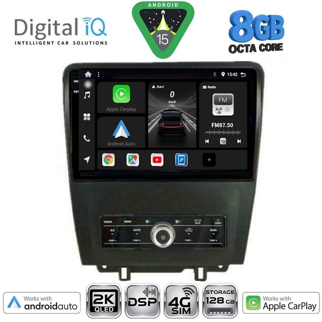 DIGITAL IQ BXF 11165_CPAA (9inc) MULTIMEDIA TABLET for FORD MUSTANG mod. 2010-2015