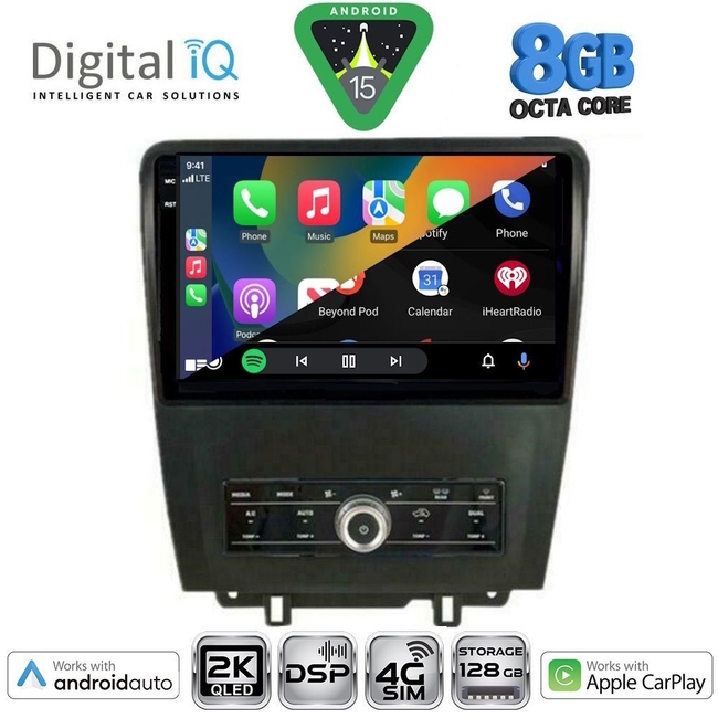 DIGITAL IQ BXF 11165_CPAA (9inc) MULTIMEDIA TABLET for FORD MUSTANG mod. 2010-2015