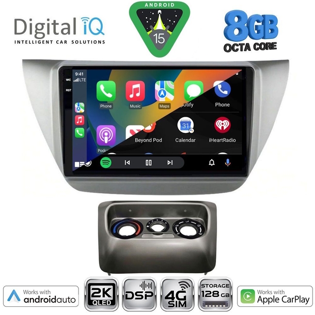 DIGITAL IQ BXF 11433_CPAA (9inc) MULTIMEDIA TABLET for MITSUBISHI LANCER mod. 2000-2007