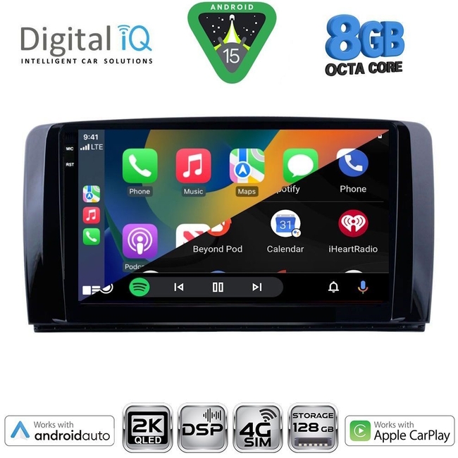 DIGITAL IQ BXF 11422_CPAA (9inc) MULTIMEDIA TABLET for MERCEDES R (W251) mod. 2006-2015