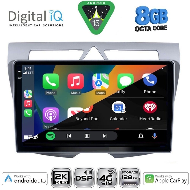 DIGITAL IQ BXF 11307_CPAA (9inc) MULTIMEDIA TABLET for KIA PICANTO mod. 2008-2011