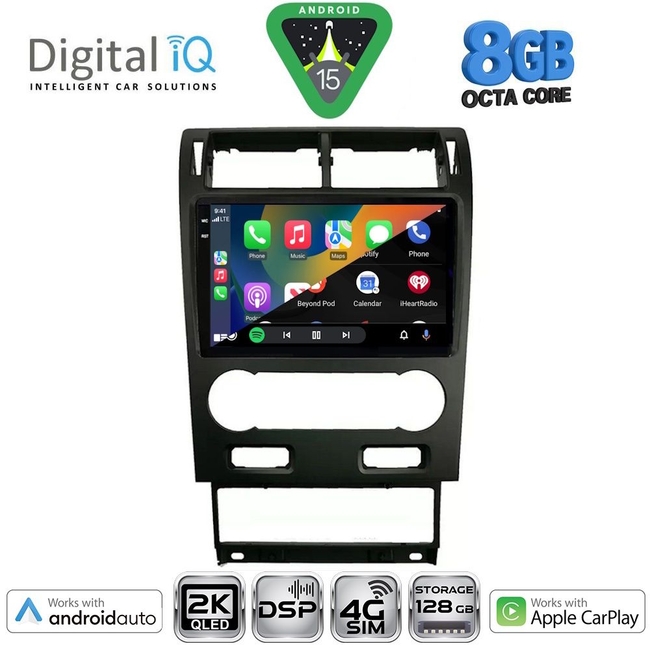 DIGITAL IQ BXF 11161A_CPAA (9inc) MULTIMEDIA TABLET for FORD MONDEO mod. 2003-2006