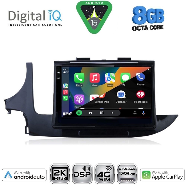 DIGITAL IQ BXF 11497_CPAA (9inc) MULTIMEDIA TABLET for OPEL MOKKA mod. 2016-2021