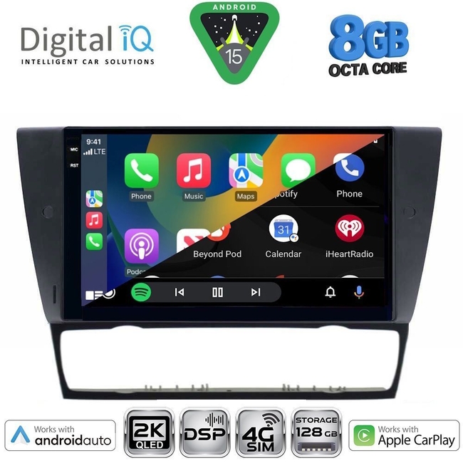 DIGITAL IQ BXF 11043_CPAA (9inc) MULTIMEDIA TABLET for BMW E90-E91-E92-E93 mod. 2005-2012