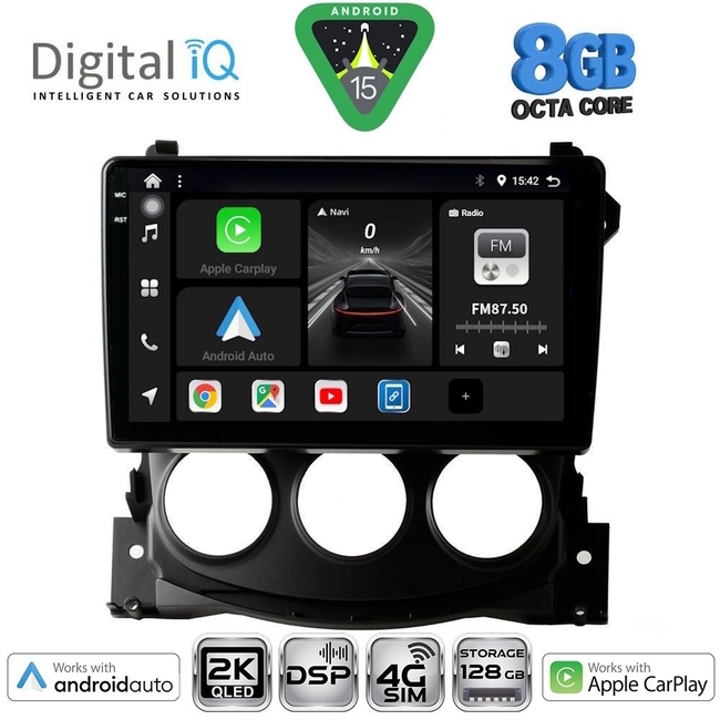 DIGITAL IQ BXF 11479_CPAA (9inc) MULTIMEDIA TABLET for NISSAN 370Z mod. 2009-2012