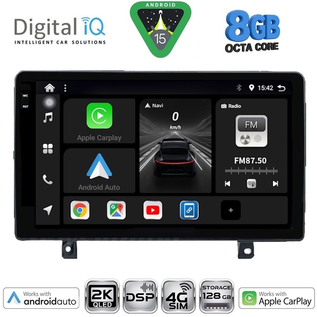 DIGITAL IQ BXF 11485_CPAA (9inc) MULTIMEDIA TABLET for OPEL ASTRA H mod. 2004-2010