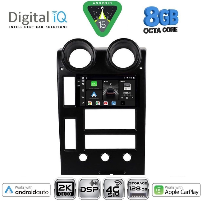 DIGITAL IQ BXF 11215_CPAA (9inc) MULTIMEDIA TABLET for HUMMER H2 mod. 2001-2007