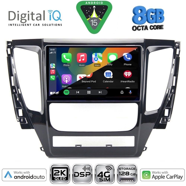 DIGITAL IQ BXF 11447A_CPAA (9inc) MULTIMEDIA TABLET for MITSUBISHI PAJERO mod. 2013-2020