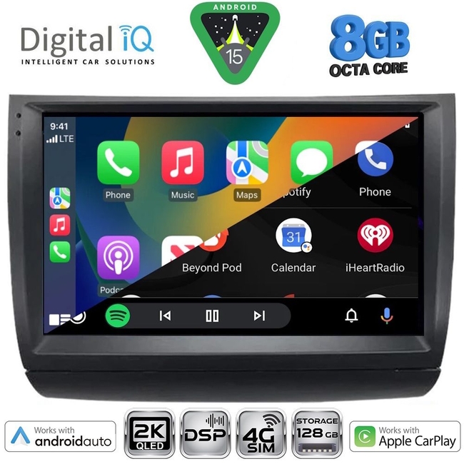 DIGITAL IQ BXF 11728_CPAA (9inc) MULTIMEDIA TABLET for TOYOTA PRIUS mod. 2003-2009