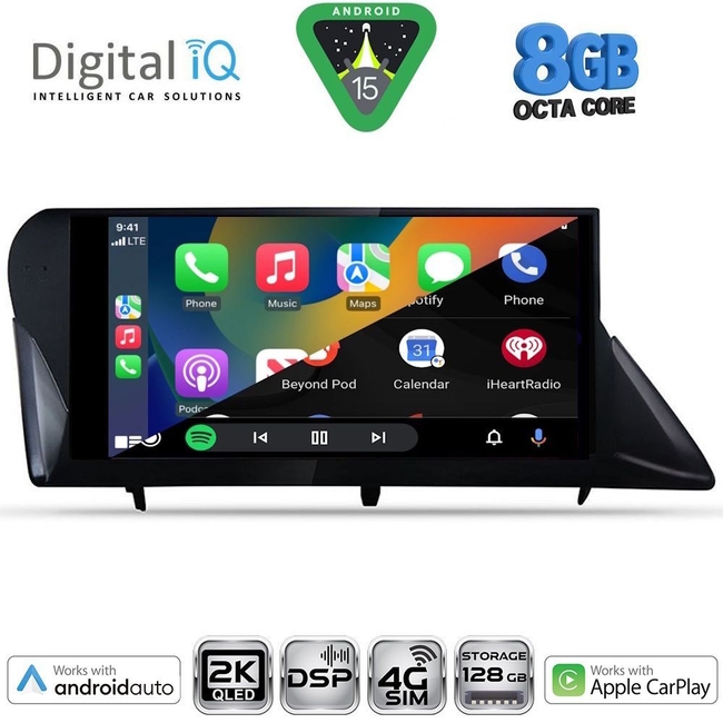 DIGITAL IQ BXF 11346_CPAA (9inc) MULTIMEDIA TABLET for LEXUS RX mod. 2009-2014