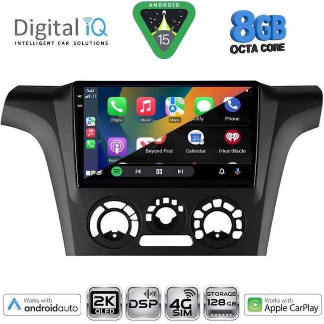 DIGITAL IQ BXF 11441_CPAA A/C (9inc) MULTIMEDIA TABLET for MITSUBISHI OUTLANDER mod. 2001-2005