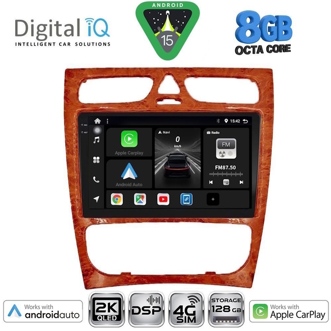 DIGITAL IQ BXF 11402CH_CPAA (9inc) MULTIMEDIA TABLET for MERCEDES C (W203) mod. 1999-2004