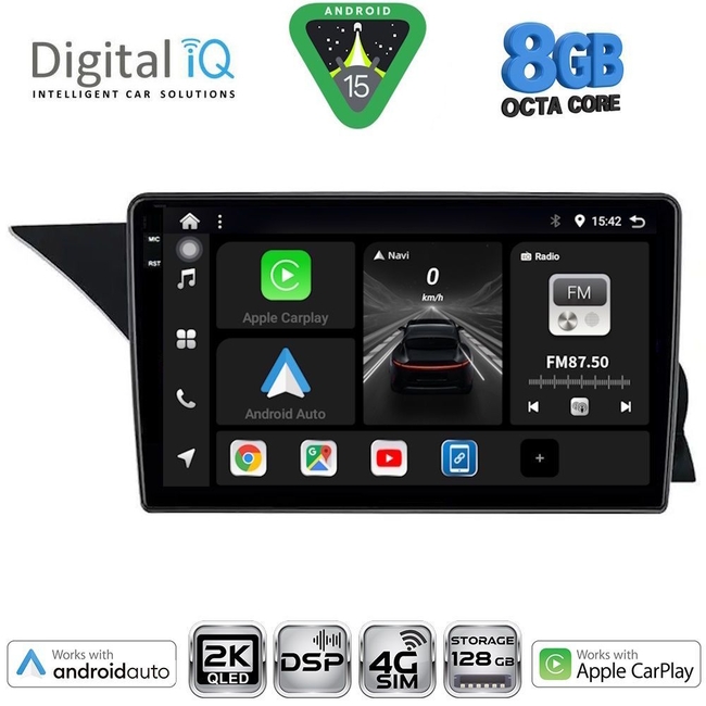 DIGITAL IQ BXF 11412_CPAA (NTG 4.5) (9inc) MULTIMEDIA TABLET for MERCEDES GLK (X204) mod. 2013-2017