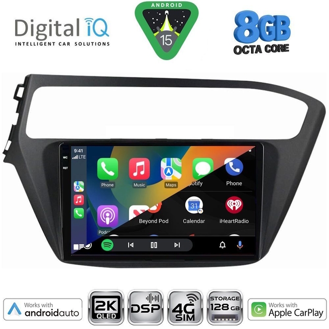 DIGITAL IQ BXF 11230_CPAA (9inc) MULTIMEDIA TABLET for HYUNDAI i20 mod. 2018-2021