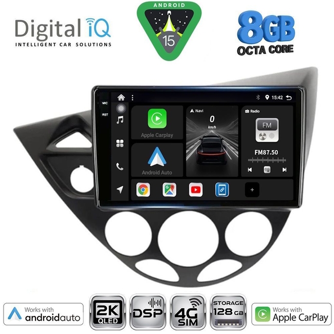 DIGITAL IQ BXF 11169_CPAA  (9inc) MULTIMEDIA TABLET for FORD FOCUS mod. 1998-2004