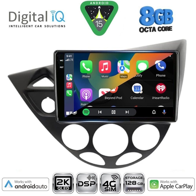 DIGITAL IQ BXF 11169_CPAA  (9inc) MULTIMEDIA TABLET for FORD FOCUS mod. 1998-2004