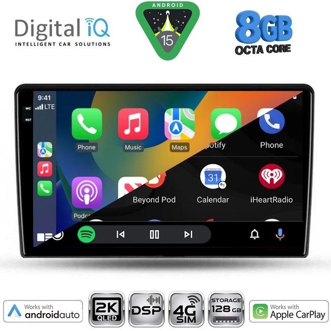 DIGITAL IQ BXF 11300_CPAA (9inc) MULTIMEDIA TABLET for KIA CEED  mod. 2006-2009