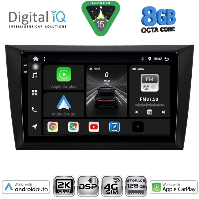 DIGITAL IQ BXF 11746_CPAA  (9inc) MULTIMEDIA TABLET for GOLF 6 mod. 2009-2012