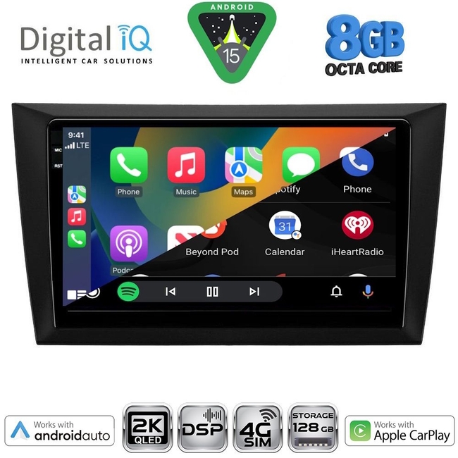 DIGITAL IQ BXF 11746_CPAA  (9inc) MULTIMEDIA TABLET for GOLF 6 mod. 2009-2012