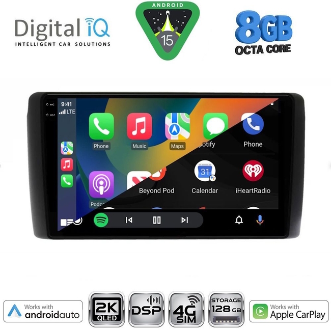 DIGITAL IQ BXF 11472_CPAA (9inc) MULTIMEDIA TABLET for NISSAN LEAF mod. 2009-2017