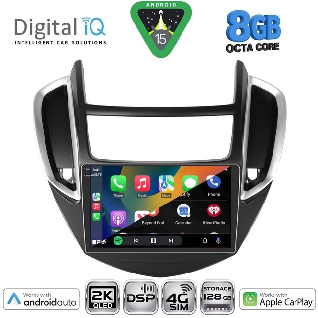 DIGITAL IQ BXF 11080_CPAA (9inc) MULTIMEDIA TABLET for CHEVROLET TRAX mod. 2014-2022