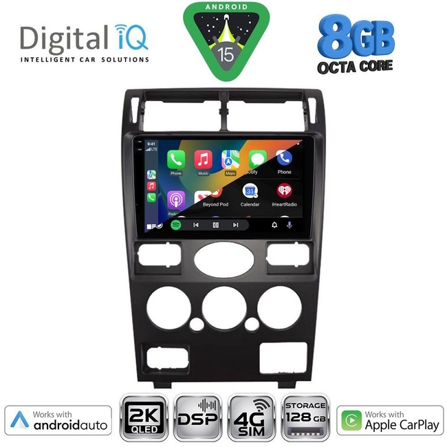 DIGITAL IQ BXF 11161B_CPAA (9inc) MULTIMEDIA TABLET for FORD MONDEO mod. 2003-2006