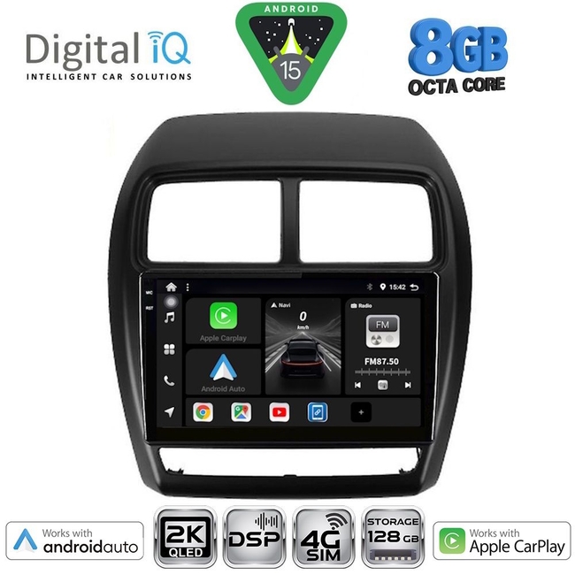 DIGITAL IQ BXF 11431_CPAA (9inc) MULTIMEDIA TABLET for MITSUBISHI ASX mod. 2020-2023