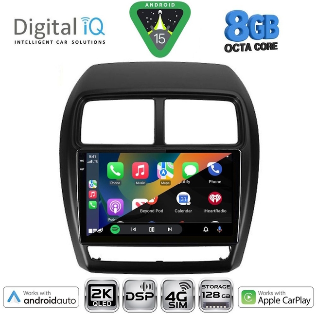 DIGITAL IQ BXF 11431_CPAA (9inc) MULTIMEDIA TABLET for MITSUBISHI ASX mod. 2020-2023