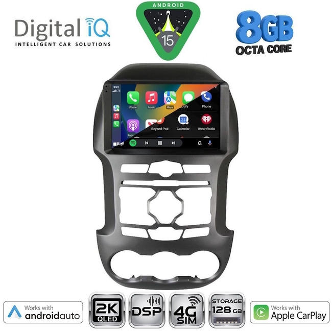 DIGITAL IQ BXF 11171S_CPAA (9inc) MULTIMEDIA TABLET for FORD RANGER mod. 2011-2015