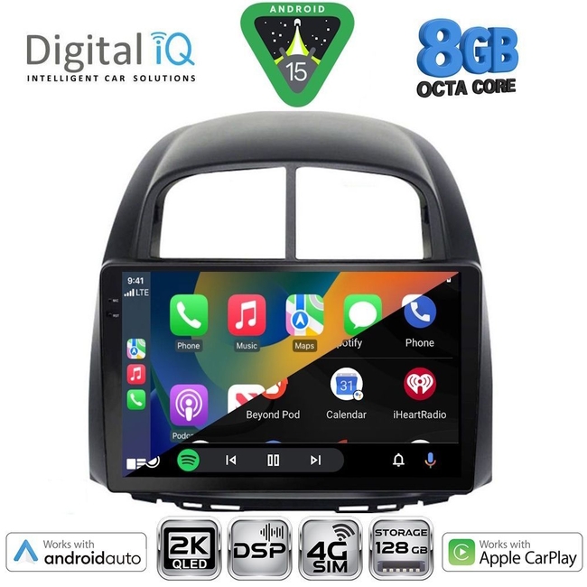 DIGITAL IQ BXF 11124_CPAA (10inc) MULTIMEDIA TABLET for DAIHATSU SIRION mod. 2006-2012