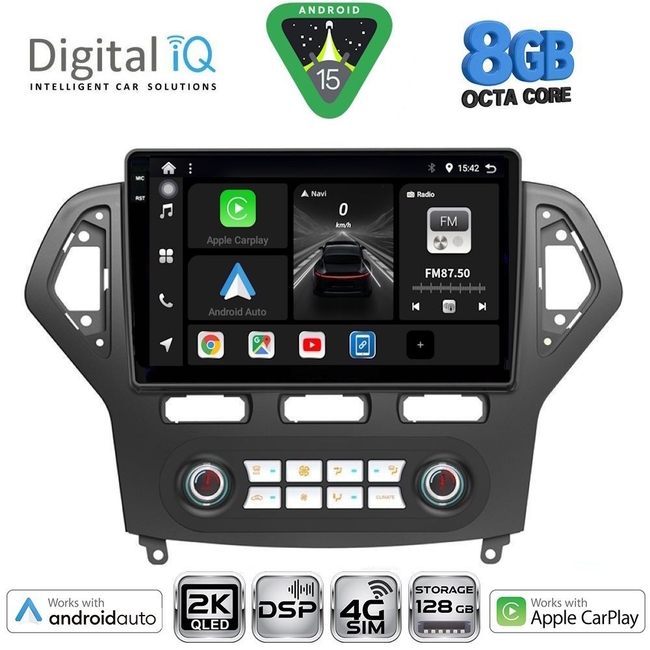 DIGITAL IQ BXF 11162_CPAA CLIMA (10inc) MULTIMEDIA TABLET for FORD MONDEO mod. 2007-2011