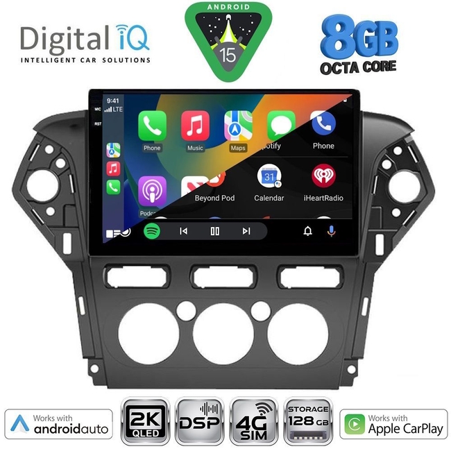 DIGITAL IQ BXF 11163_CPAA A/C (10inc) MULTIMEDIA TABLET for FORD MONDEO mod. 2011-2013