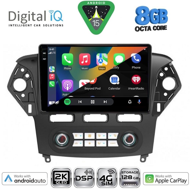 DIGITAL IQ BXF 11163_CPAA CLIMA (10inc) MULTIMEDIA TABLET for FORD MONDEO mod. 2011-2013