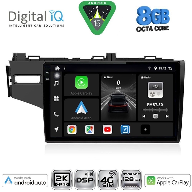 DIGITAL IQ BXF 11212_CPAA (10inc) MULTIMEDIA TABLET for HONDA JAZZ mod. 2013-2019