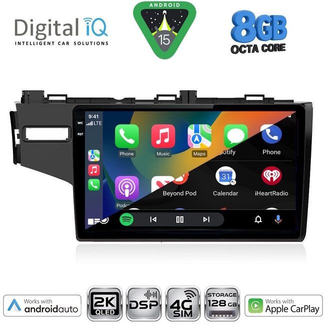 DIGITAL IQ BXF 11212_CPAA (10inc) MULTIMEDIA TABLET for HONDA JAZZ mod. 2013-2019