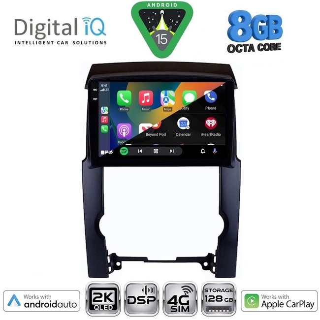 DIGITAL IQ BXF 11318_CPAA (10inc) MULTIMEDIA TABLET for KIA SORENTO mod. 2009-2014