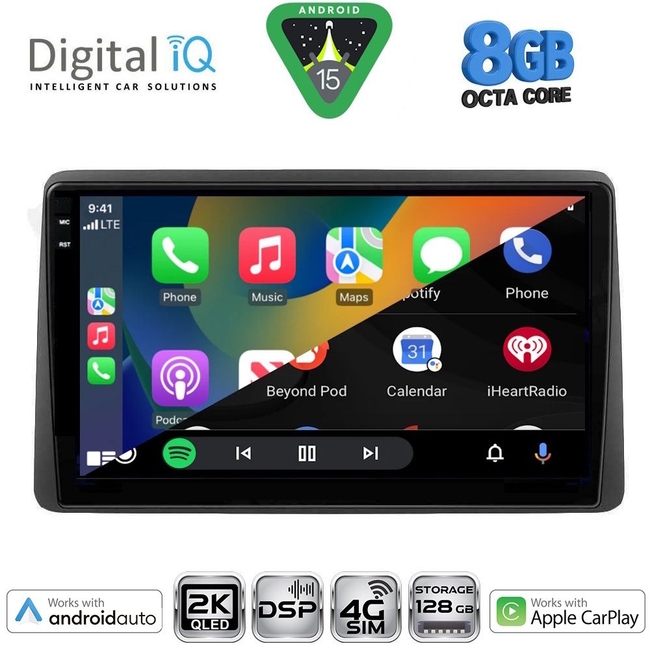 DIGITAL IQ BXF 11450_CPAA (10inc) MULTIMEDIA TABLET for NISSAN NAVARA D22 mod. 1998-2004