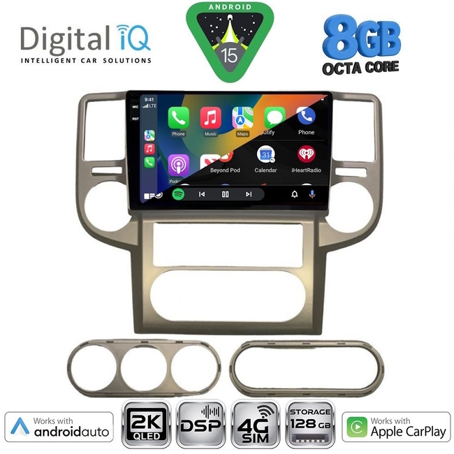 DIGITAL IQ BXF 11475_CPAA (10inc) MULTIMEDIA TABLET for NISSAN XTRAIL mod. 2004-2007