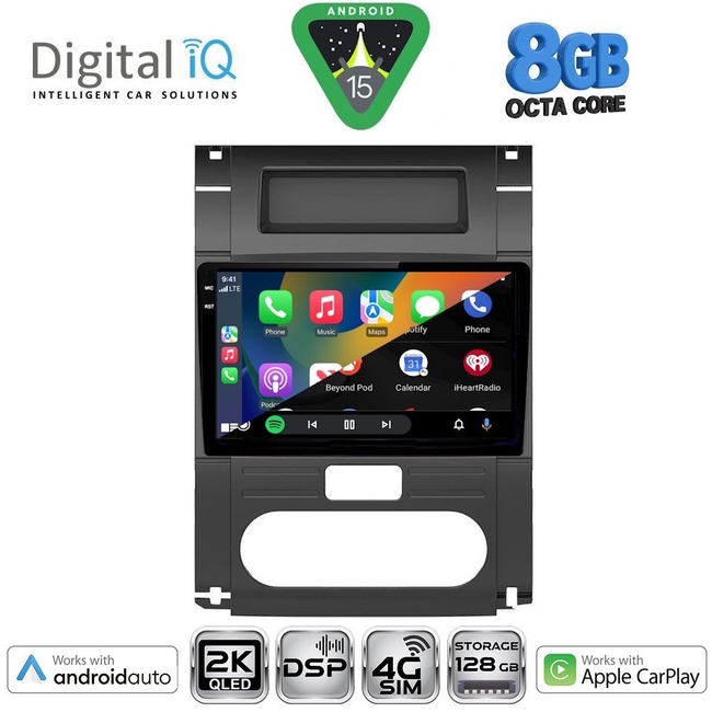 DIGITAL IQ BXF 11477_CPAA (10inc) MULTIMEDIA TABLET for NISSAN XTRAIL mod. 2007-2013
