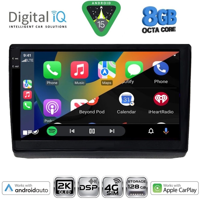 DIGITAL IQ BXF 11558_CPAA (10inc) MULTIMEDIA TABLET for OPEL VIVARO – RENAULT TRAFIC - NISSAN PRIMASTAR mod. 2004-2015