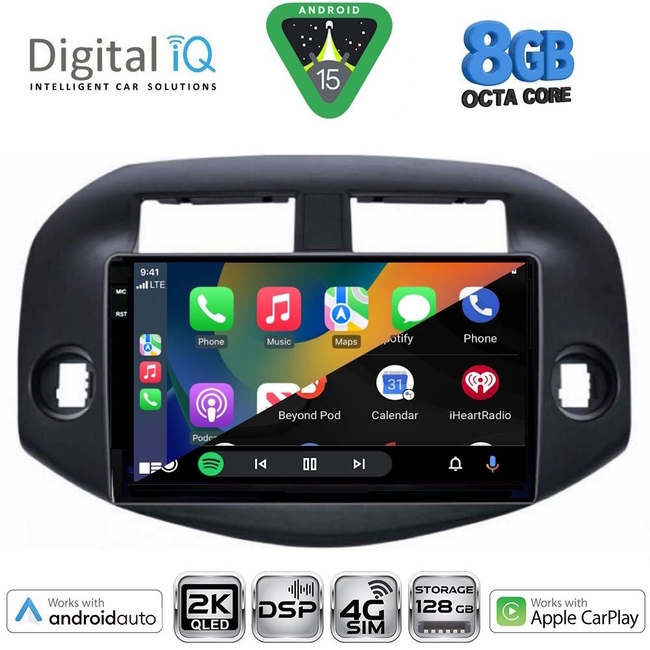 DIGITAL IQ BXF 11732_CPAA (10inc) MULTIMEDIA TABLET for TOYOTA RAV 4 mod. 2006-2012