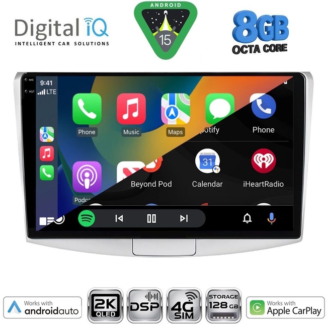 DIGITAL IQ BXF 11764_CPAA (10inc) MULTIMEDIA TABLET for VW PASSAT mod. 2010-2015