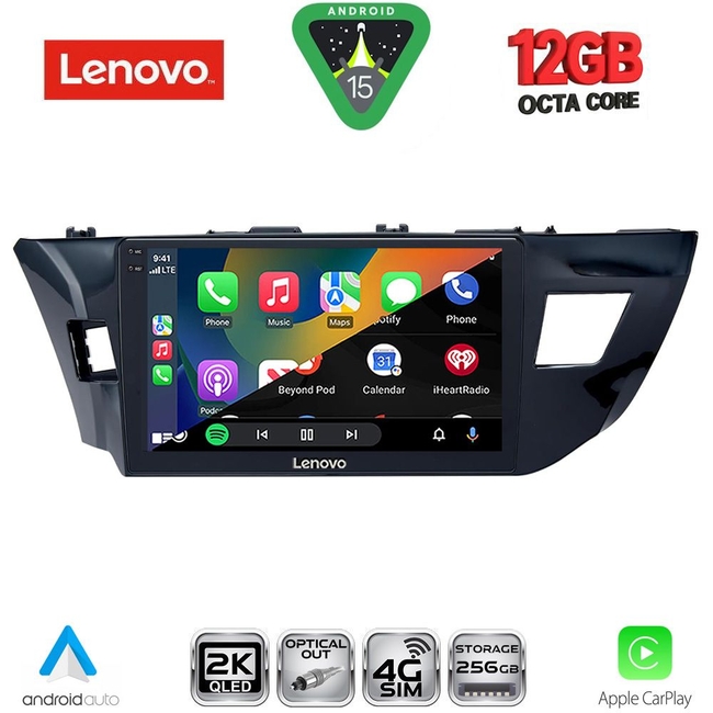 LENOVO SSZ 12714MD_CPA (10inc) MULTIMEDIA TABLET for TOYOTA COROLLA mod. 2013-2016