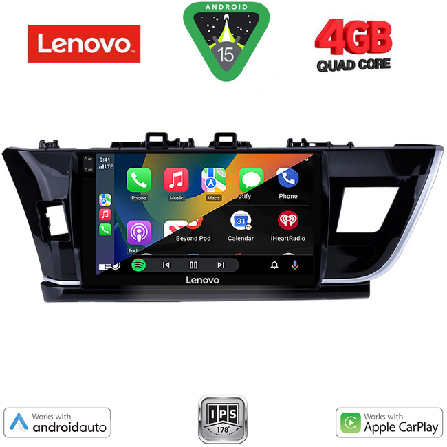 LENOVO LVE 8714BIG_CPAA (10inc) MULTIMEDIA TABLET for TOYOTA COROLLA mod. 2013-2016