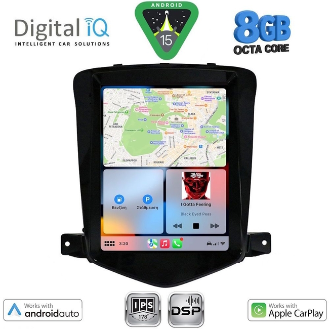 DIGITAL IQ BXF 7925_CPAA TESLA STYLE for CHEVROLET CRUZE mod. 2008-2012