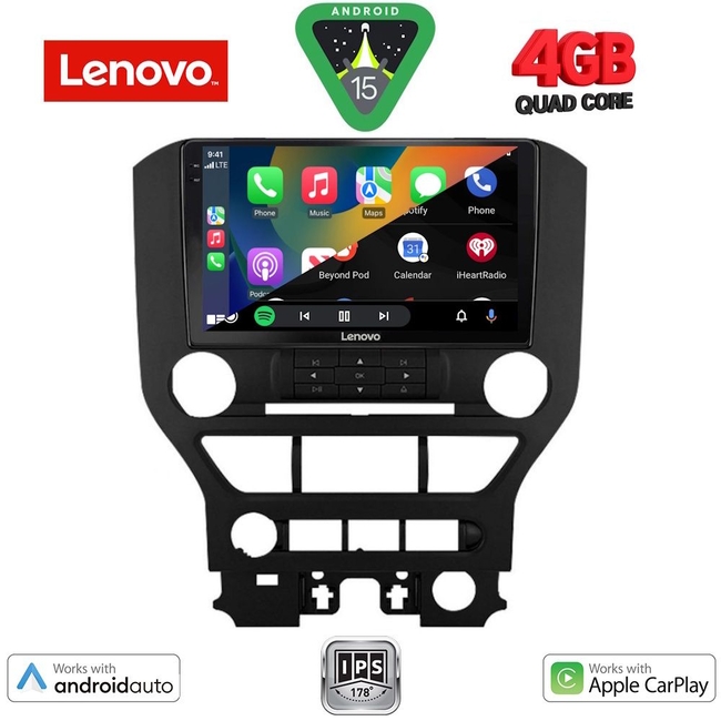 LENOVO LVE 8166_CPAA 3BUT (9inc) MULTIMEDIA TABLET for FORD MUSTANG mod. 2015-2020